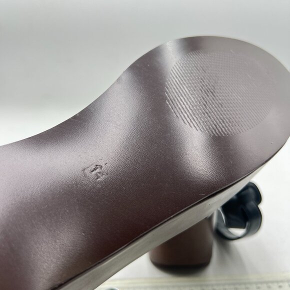 miss left Black Platform Open Toe Sandals Sling Back Ankle Strap Heel Wedge Shoe - Picture 5 of 7